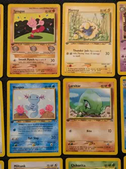 1st Edition Pokemon Card Lot WOTC Vintage Neo Discovery & Genesis LP/HP (Lot 12 - Image 4
