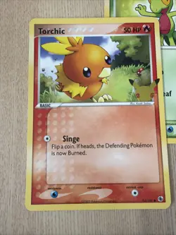 Pokemon Jumbo Cards Promo TCG Pokemon Mudkip Treecko Torchic - Image 3