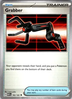 Pokemon | SV: Scarlet & Violet 151 | Grabber | 162/165 | Normal | NM - Image 1