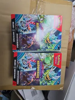 2x Pokemon Scarlet & Violet Twilight Masquerade Booster Bundle (Opened) - Image 1