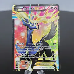 Xerneas EX 146/146 Full Art Ultra Rare Holo Pokemon TCG XY Base Set 2014 LP - Image 1