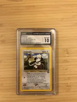 2001 Pokemon Black Star Promo - Pokemon League Smeargle #32 PSA 10 GEM MT - Image 1