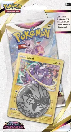 Pokemon Astral Radiance Booster Blister Pack - Toxel (New & Sealed) - Image 1