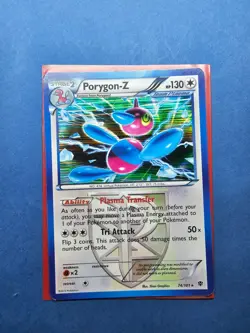 Porygon-Z Holo Rare Plasma Blast 2013 Pokemon TCG English 74/101 - Image 1