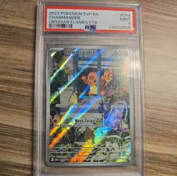 2023 POKEMON SVP EN-SV BLACK STAR PROMO #044 CHARMANDER PSA 9 - Image 2