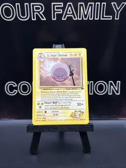 Lt. Surge's Electrode 52/132 Pokemon TCG Gym Challenge Regular 1999 WOTC VLP - Image 1
