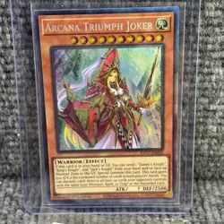 Arcana Triumph Joker [Collector's Rare] KICO-EN001 YuGiOh Kings Court LP/NM - Image 2