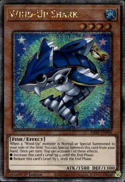 Wind-Up Shark 1st Ed Quarter Century RA04-EN180 Yu-Gi-Oh! - Image 1
