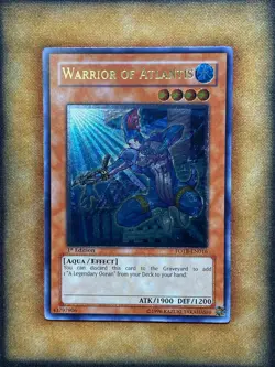 Yugioh Warrior Of Atlantis FOTB-EN016 Ultimate Rare 1st Ed VLP - Image 1