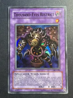 Thousand-Eyes Restrict DL1-001 Super Rare Holo Unlimited Yugioh HP - Image 1