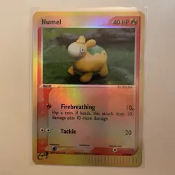 Numel 69/107 Reverse Holo Yuka Morii EX Dragon e-Reader Pokemon Card NM - Image 1