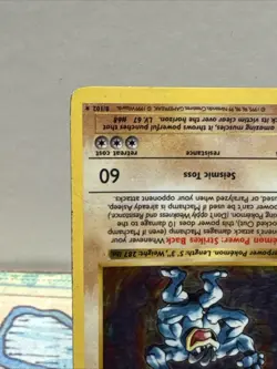 Pokemon Machamp Holo 1st Edition Rare TCG Card Base Set 8/102 Shadowless - Image 4