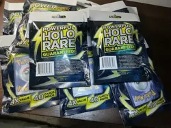 Lot Of (6) Pokemon Power Packs Booster Cards With Rare Holo Card NEW SEALED - Image 1