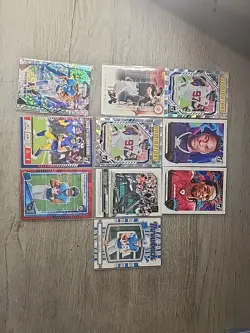 Lot of 10 Sports Cards Various All NM - Image 1