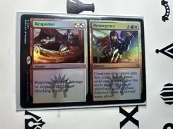 MTG Card Response Resurgence Foil Rare 0247 Ravnica Remastered RVR NM SEE PICS - Image 1