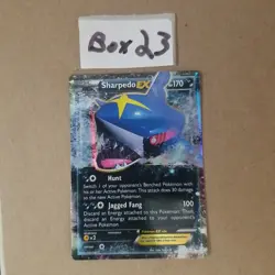 Sharpedo EX 91/160 - Primal Clash - Ultra Rare HOLO - Pokemon Card - NM - Image 1