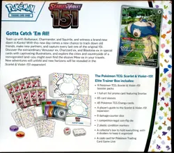 SV 151 SEALED Elite Trainer Box (9 Packs of Pokemon Cards) - Case Fresh ETB - Image 3