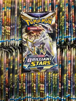 36 x BRILLIANT STARS Sealed BOOSTER PACKS (Box Lot) 10 Pokemon Cards Per Pack - Image 1