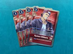 Ryutaro WIlliams EX8-065 Playset Chain of Liberation Digimon Card Game x4 - Image 1