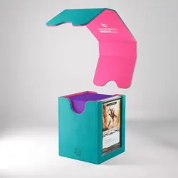 Deck Box Gamegenic Squire Plus XL 100+ - Portamazzo mtg Commander Pink / Teal - Image 2