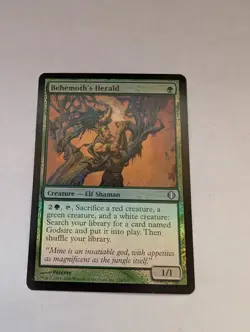 FOIL Behemoth's Herald Shards of Alara Foil MTG NM - Image 1