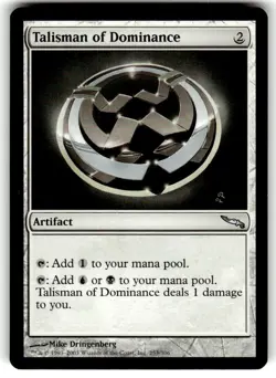 Talisman of Dominance Mirrodin Regular MTG - Image 1