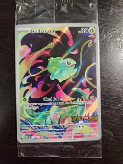 Sealed Mega Evolution Stamped Bulbasaur Pokemon 133/132 Mint Condition Sealed - Image 1