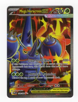 Pokemon TCG Phantasmal Flames Mega Heracross ex 108/094 Ultra Rare Full Art - Image 1