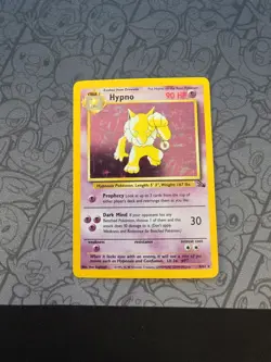 Pokemon: Hypno #8/62 Holo Rare Fossil 1999 WOTC Vintage - NM - A91 - Image 1