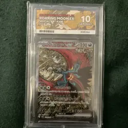 Roaring Moon ex 218/187 SAR - Terastal Festival sv8a - Pokemon Japanese - ACE 10 - Image 1