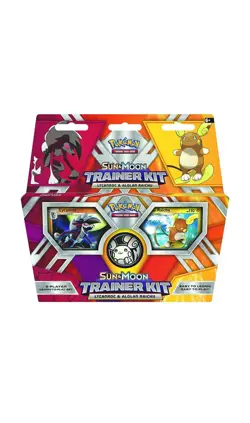 Pokemon TCG: sun and moon trainer kit Lycanroc and Alolan Raichu - Image 1