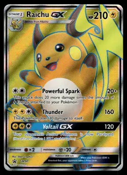 RAICHU-GX - SM90 Promo SM Black Star Promos Pokemon NM - Image 1