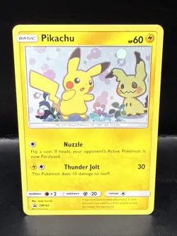 Pokemon Pikachu SM162 SM Holo B - Image 2