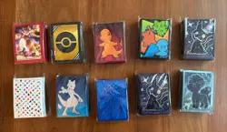 Lot of 10 Pokemon TCG ETB Sleeves Packs Sealed NEW - Image 1