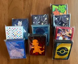 Lot of 10 Pokemon TCG ETB Sleeves Packs Sealed NEW - Image 2