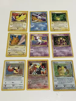 Pokemon Promo Lot Of 9- WOTC Vintage mew pikachu entei and more - Image 1