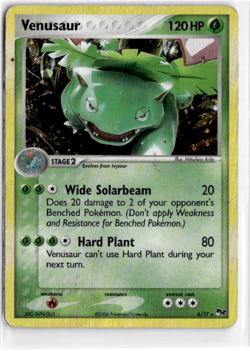 Venusaur [Holo] #6 Pokemon POP Series 2 Holo DMG - Image 1