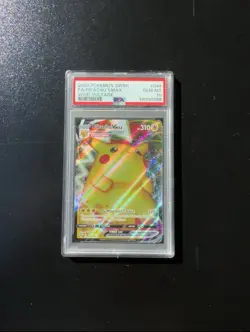 2020 Pokemon Vivid Voltage Pikachu VMAX Full Art 044/185 44/185 PSA 10 - Image 1