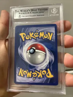 1999 Pokemon Base Set Shadowless #8 Machamp Holo 1st Edition BGS 9 Mint - Image 2
