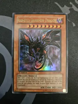 Red-Eyes Darkness Dragon SD1-EN001 Structure Deck: Dragon's Roar 1st Edition LP - Image 1