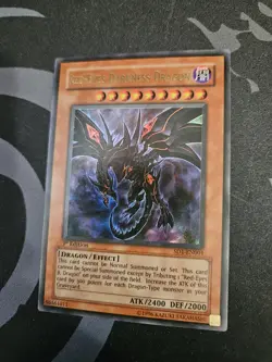 Red-Eyes Darkness Dragon SD1-EN001 Structure Deck: Dragon's Roar 1st Edition LP - Image 3