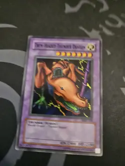 Twin-Headed Thunder Dragon MRD-120 Metal Raiders Unlimited Super Rare LP - Image 3