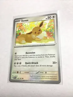 EEVEE - 135/167 - Twilight Masquerade - Pokemon Card - NM - Image 1