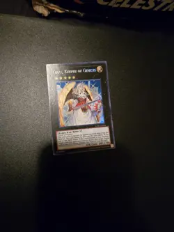 Tiras, Keeper of Genesis GENF-EN044 Secret Rare LP Yugioh Card - Image 3