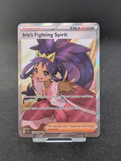 180/159 Iris's Fighting Spirit Rare Ultra Card Journey Together Pokemon NM/M - Image 1