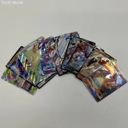 Charizard GX + Irida Rainbow Rare 15 Card Pokemon Lot V VMAX VSTAR Ultra Rare - Image 1