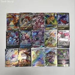 Charizard GX + Irida Rainbow Rare 15 Card Pokemon Lot V VMAX VSTAR Ultra Rare - Image 2