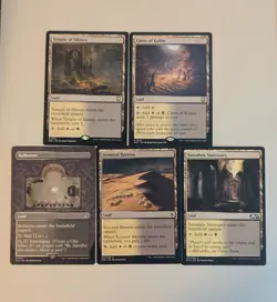 MTG Lands - Orzhov (White/Black). 5 Card lot - Image 1