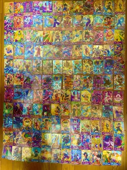 Dragon Ball Heroes Card Lot x132 Japanese Super Dragon Ball Heroes Holo Cards - Image 1