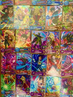 Dragon Ball Heroes Card Lot x132 Japanese Super Dragon Ball Heroes Holo Cards - Image 3